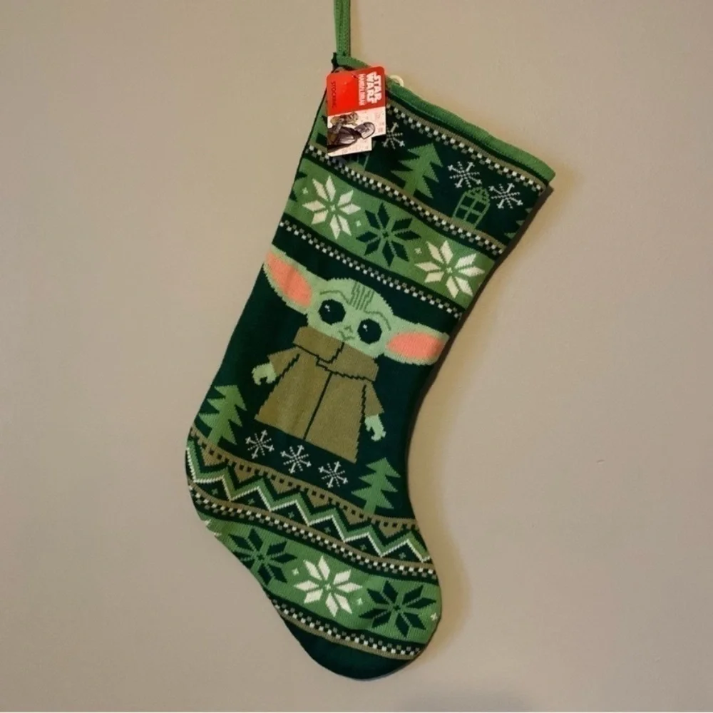 NWT. STAR WARS Grogu Holiday Stocking